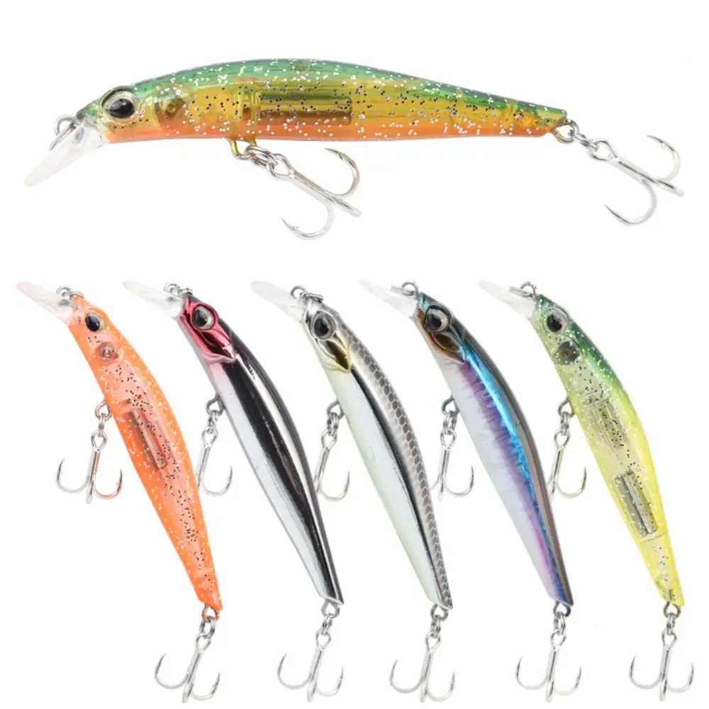 

Hot Tackle Striped bass Winter Fishing Minnow Lures sinking Minnow Baits Fish Hooks