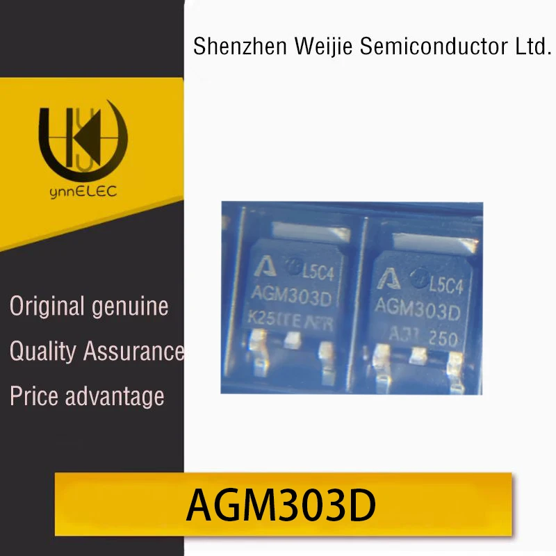 AGM311MAP DFN8-3X3 2 N-Channel 30V 25A MOS Field-Effect Transistor Chips