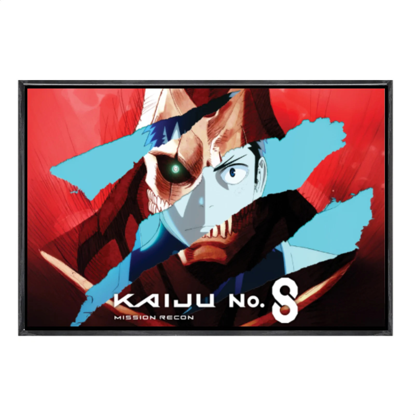 

Японская манга, мультиразмерный холст, постер в двойной рамке, настенное искусство, Кадзю No 8, домашний декор для гостиной, спальни