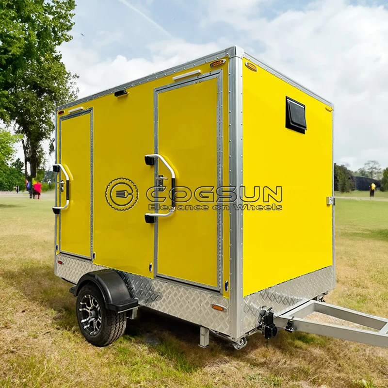 

Best-Selling Foldable Container Toilet Trailer Eco-Friendly Portable Restroom for Construction Sites and Outdoor Use