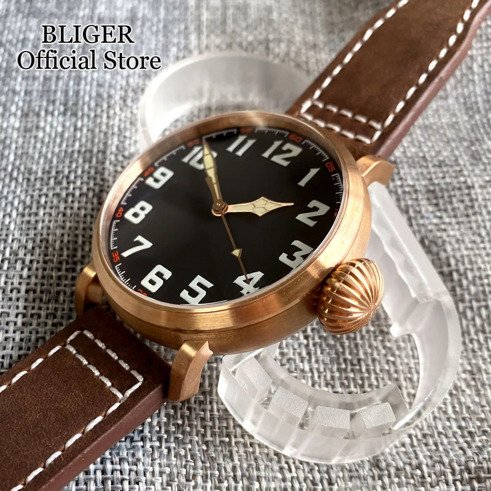 New 47mm Steel Case Diver Men  Automatic Watch NH35 PT5000 10ATM Waterproof Sapphire Crystal Luminous Hands Black Dial