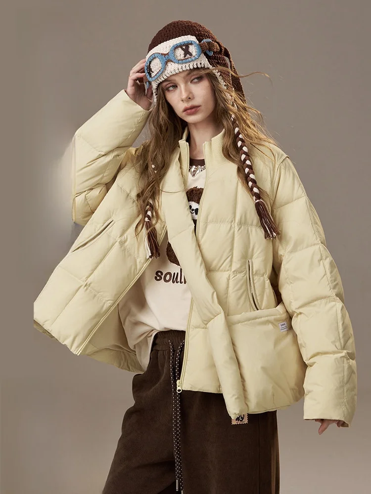 

Lightweight ort Women's down Jaet Warmth And Sle from Elf Sa's ket Cozy Winter Outerwear without Hood Long Sve