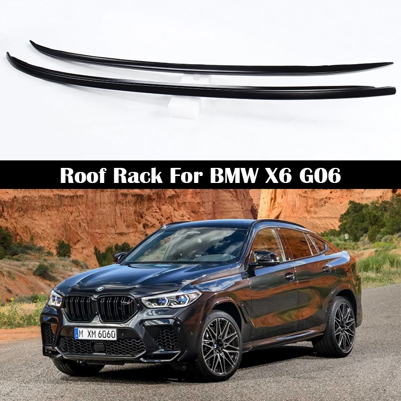 OE style Roof Rack For BMW X6 G06 2020-2024 Roof Rail Luggage Carrier Bars Cross Bar Top Boxes Aluminum alloy