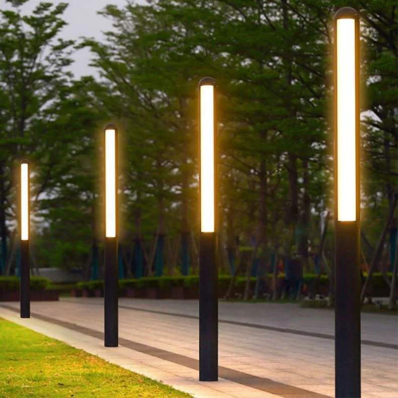 New Aluminum IP65 Waterproof LED Outside Garden Road Light Landscape All in One Street Lamp Solar Garden Light