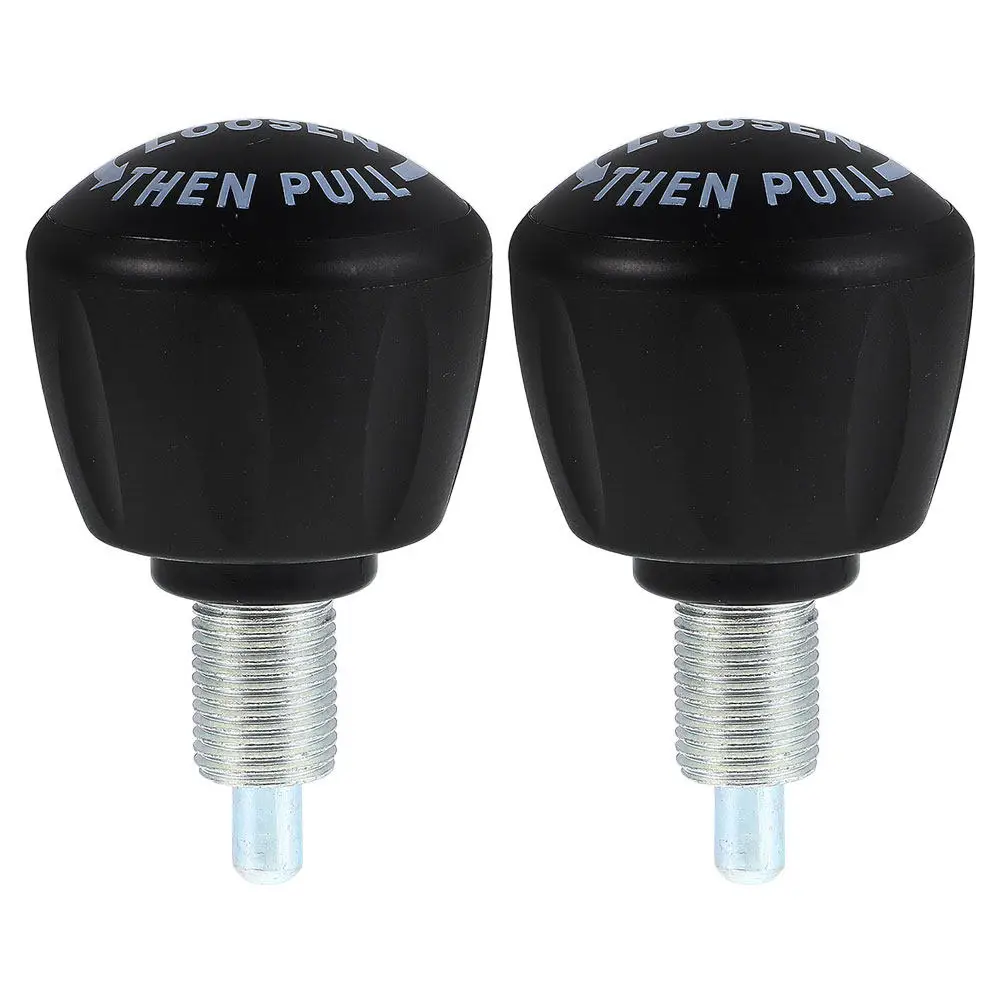 2Pcs ABS Fitness Pull Pin Knob with Spring Mechanism for Gym Equipment Treadmill Bike Smooth Rotation Quick Install Replacement