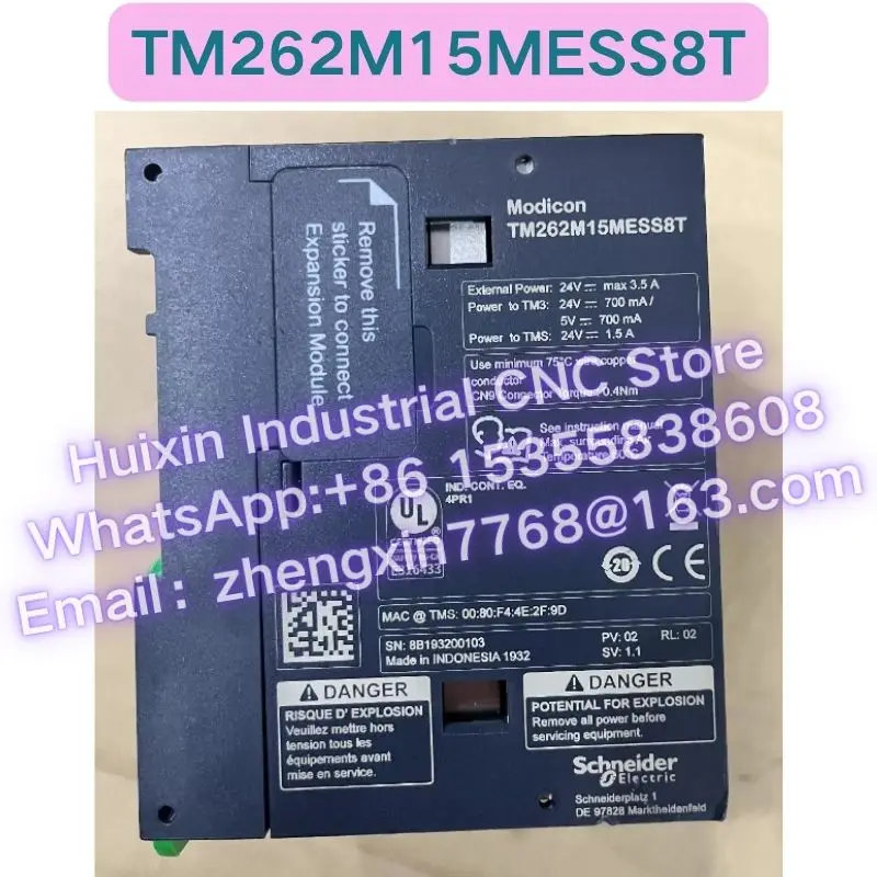 Used TM262M15MESS8T Controller Functional test OK Fast delivery