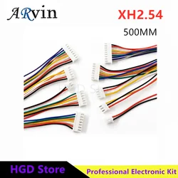 10pcs JST XH2.54 XH 2.54mm Wire Cable Connector 2/3/4/5/6/7/8/9/10 Pin Pitch Male Plug Socket 500MM 26AWG