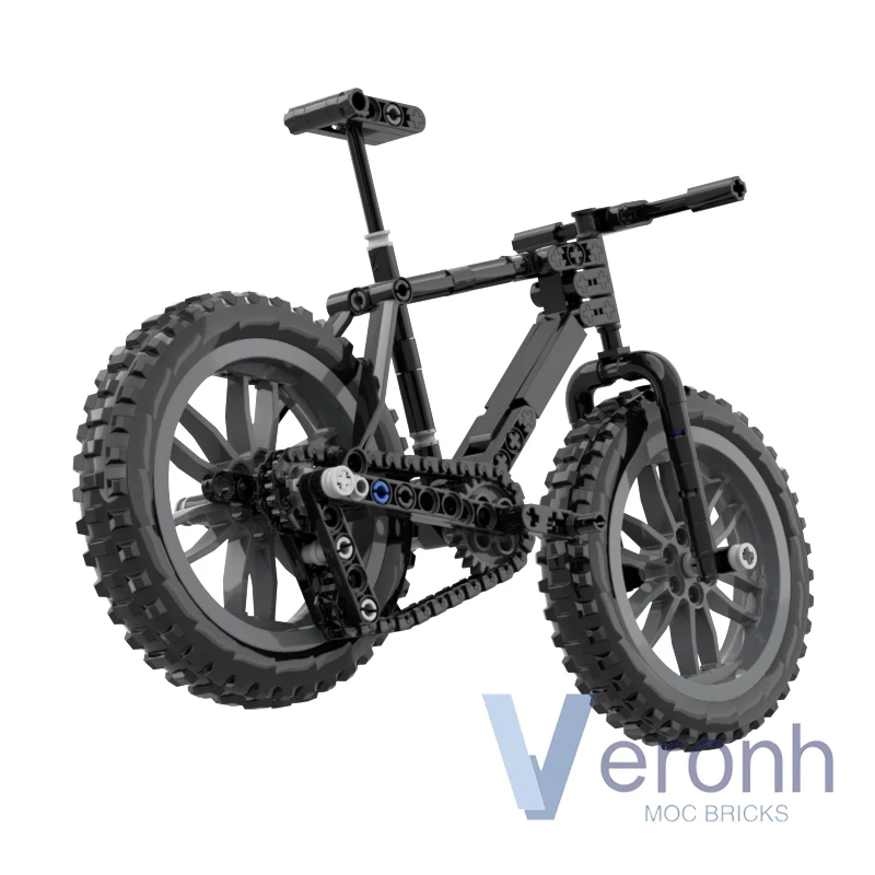 Technology Mountain Bike Model Set MOC Building Blocks Creative High-Tech Bricks Educational Puzzle Kid Construction Toys Gifts