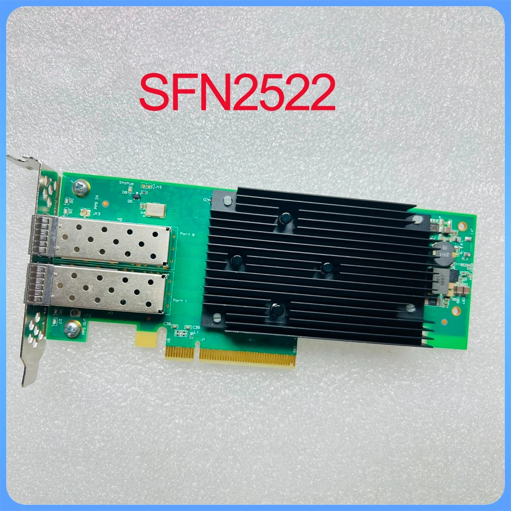 

Для Solarflare SFN2522 X2522 8522 PluS 10 Гб Поддержка Openonload PTP высокая производительность и низкая задержка 10G карта с двумя портами