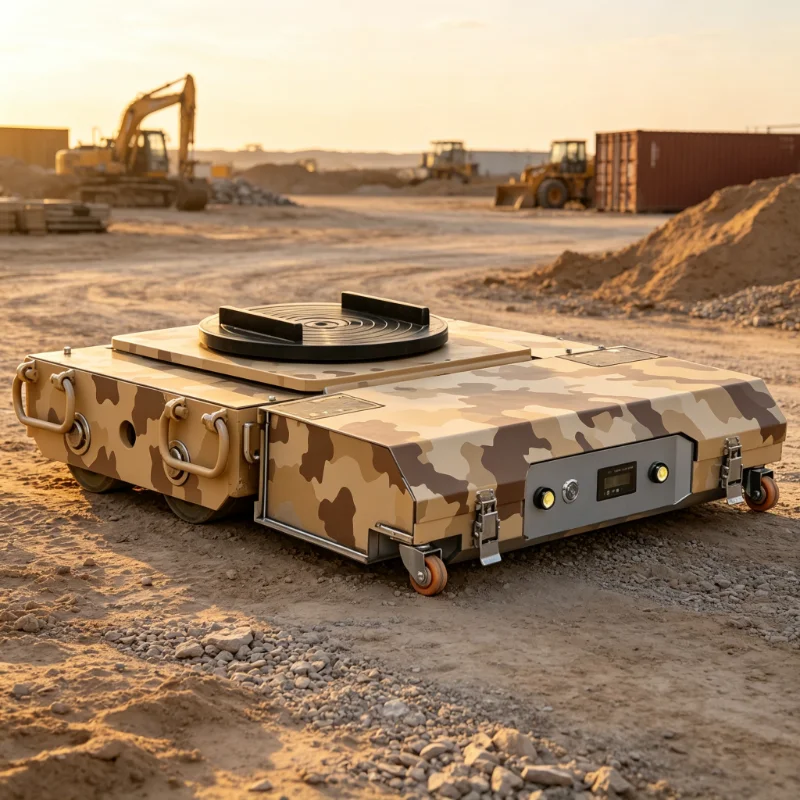 Automated Machinery Tank Mover Skid Electric Dollies Tank Mover Skid for Warehouse Use Motorized Transfer Trolley