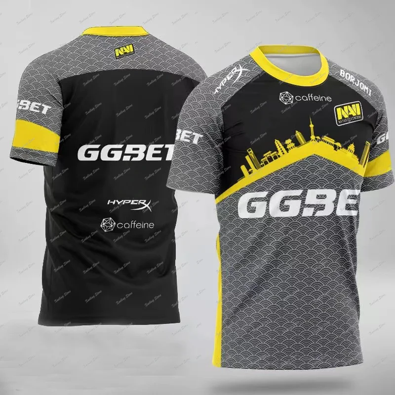 2024 Summer Hot Selling NAVI Team Uniform Esports Uniform s1mple Short sleeved CSGOT T-shirt NV Clothing 2019 Berlin Major Top