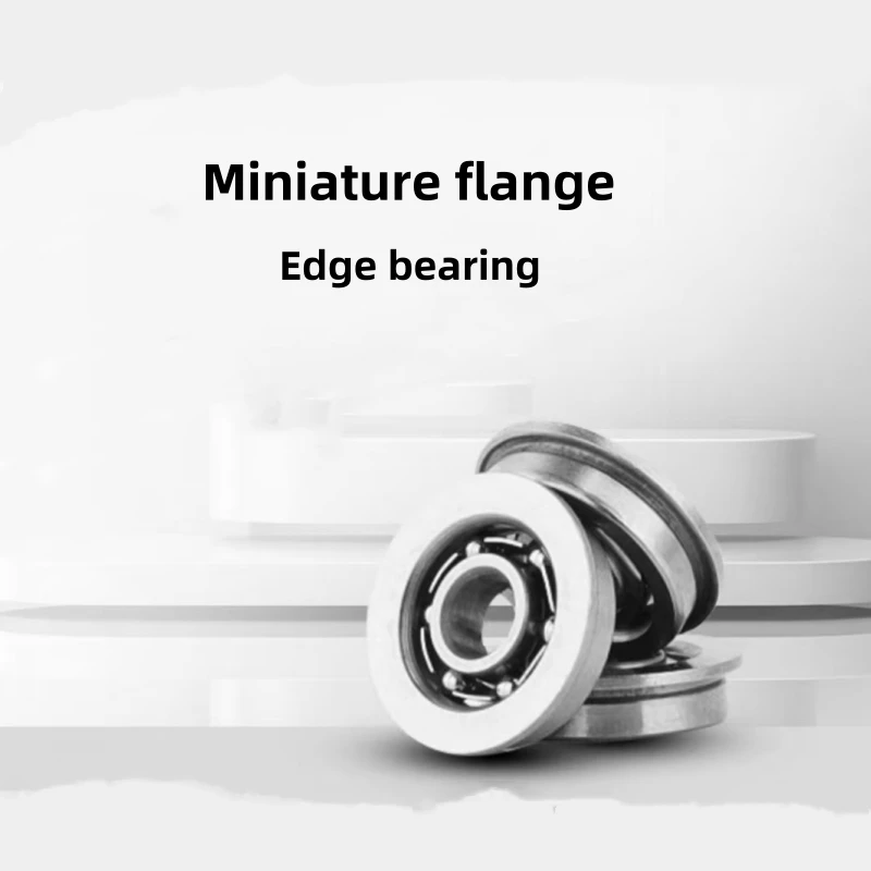 Miniature Bearing MF74 Open Flanged Cup Bearings MF74K, F674, FL74ZZ Inner Diameter 4*7*2mm Without Cover.