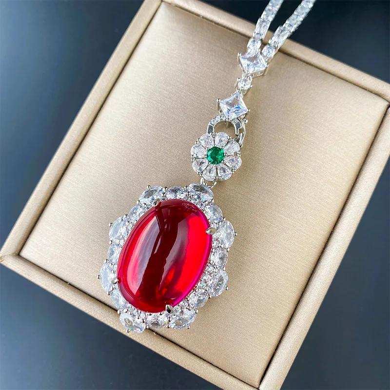 New model of gold-plated copper pendant with ice-like texture, fluorescent effect, plain surface, light luxury and luxurious inl