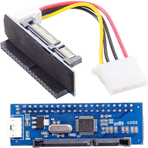 Imagen 2 del producto Adaptador convertidor de disco IDE/PATA de 40 pines a SATA hembra PCBA para escritorio y unidad de disco duro de 3,5""