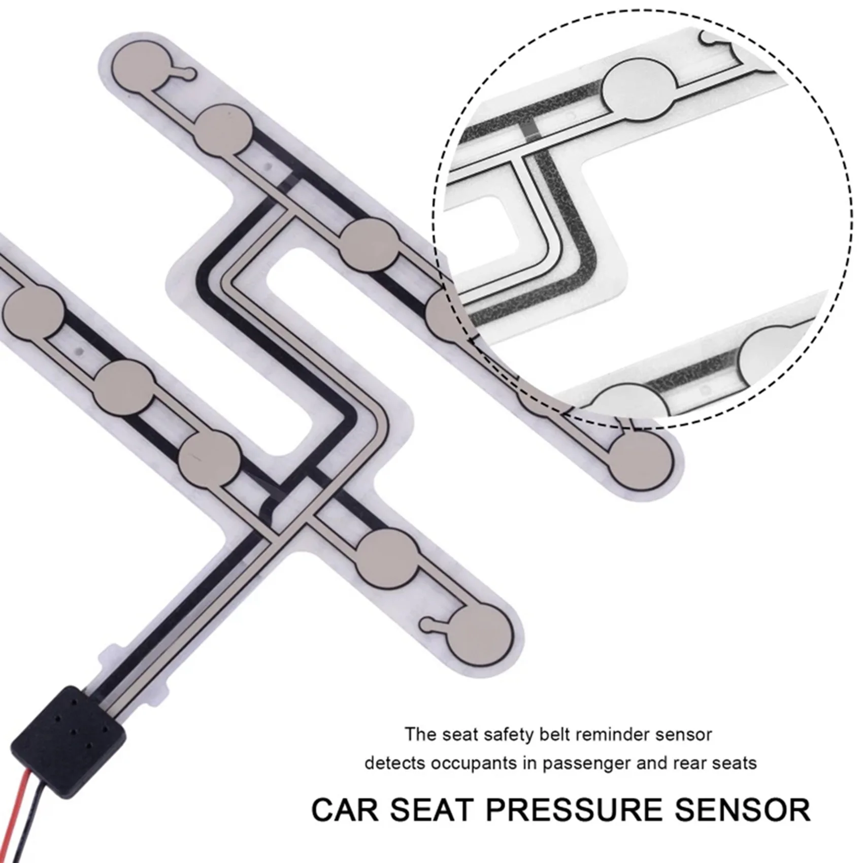 Firmly 3X Universal Car Seat Pressure Sensor Safety Belt Warning Reminder Pad Occupied Seated Alarm Accessory