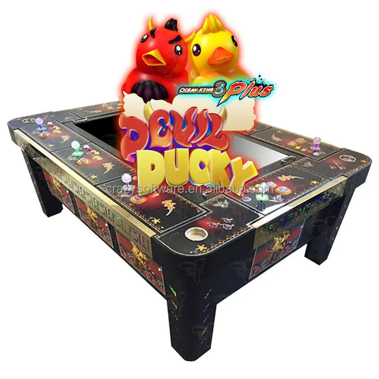 Newest Design 8 Player Arcade Electric Games Fishing Machine Ocean King Devil Ducky