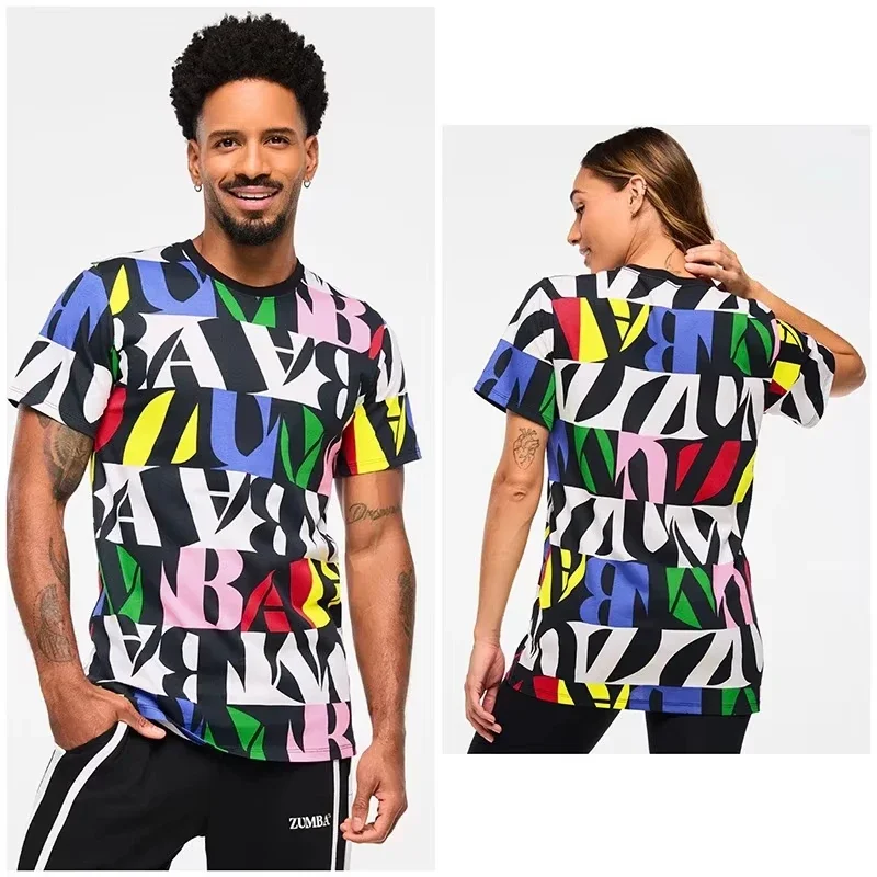 Summer New Classic Men's and Women's Round Neck T-shirt Outdoor Leisure Sports Slim Fit Loose and Comfortable Multi-color Tops