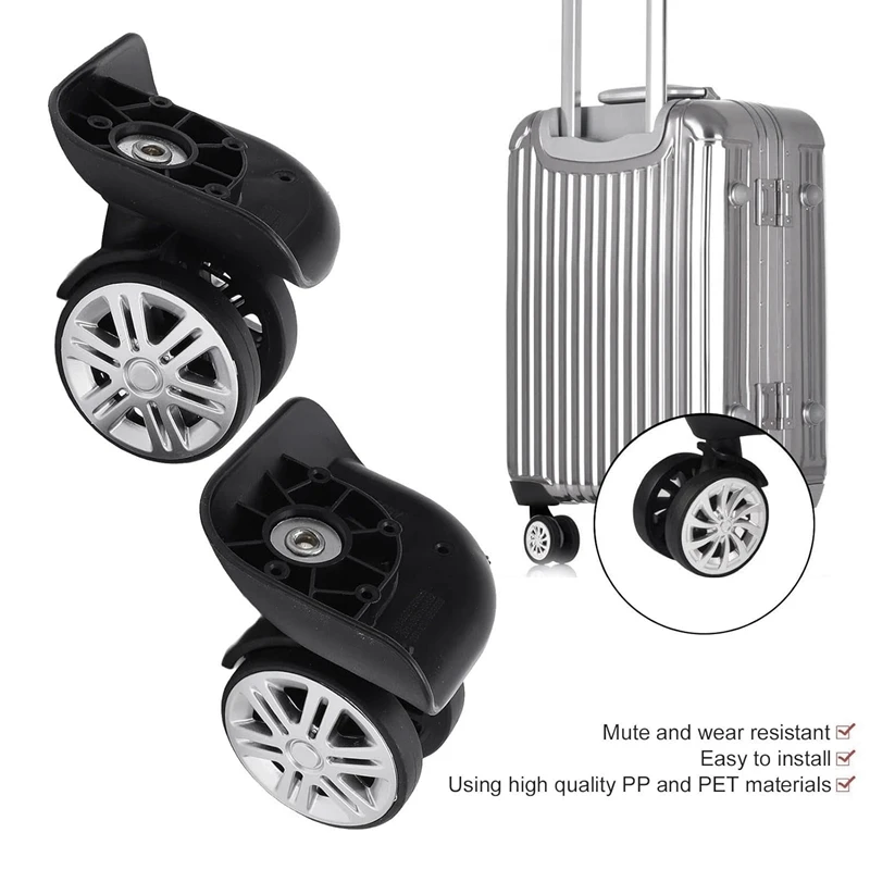 For London Fog Kit Rodinha Mala Substituicao Para Rodas De Malastravel Accessories,1 Pair A65 Luggage Replacement Wheels