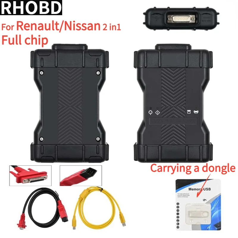 NEW Consult3 2 in 1 Diagnostic Tool for Renault CAN Clip V227 for Nissan Consult 3 V09.21.00 Scanner Auto Self Diagnostic Tools