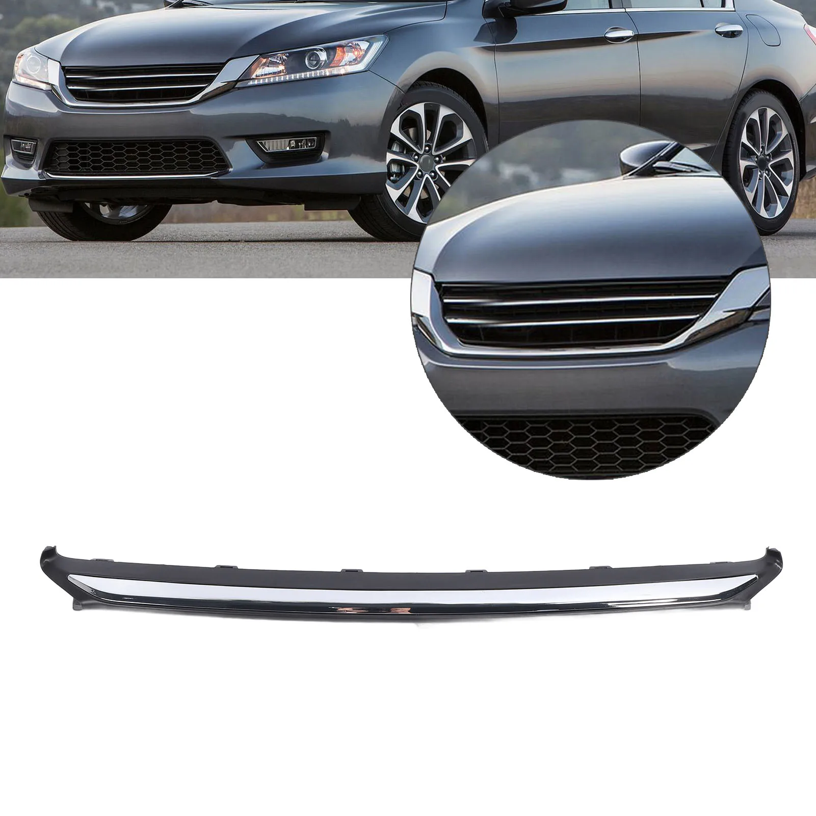 

HO1095119 Front Lower Bumper Trim Front Lower Bumper Trim 71150 T2F A00 Front Bumper Cover Lower Trim Molding for