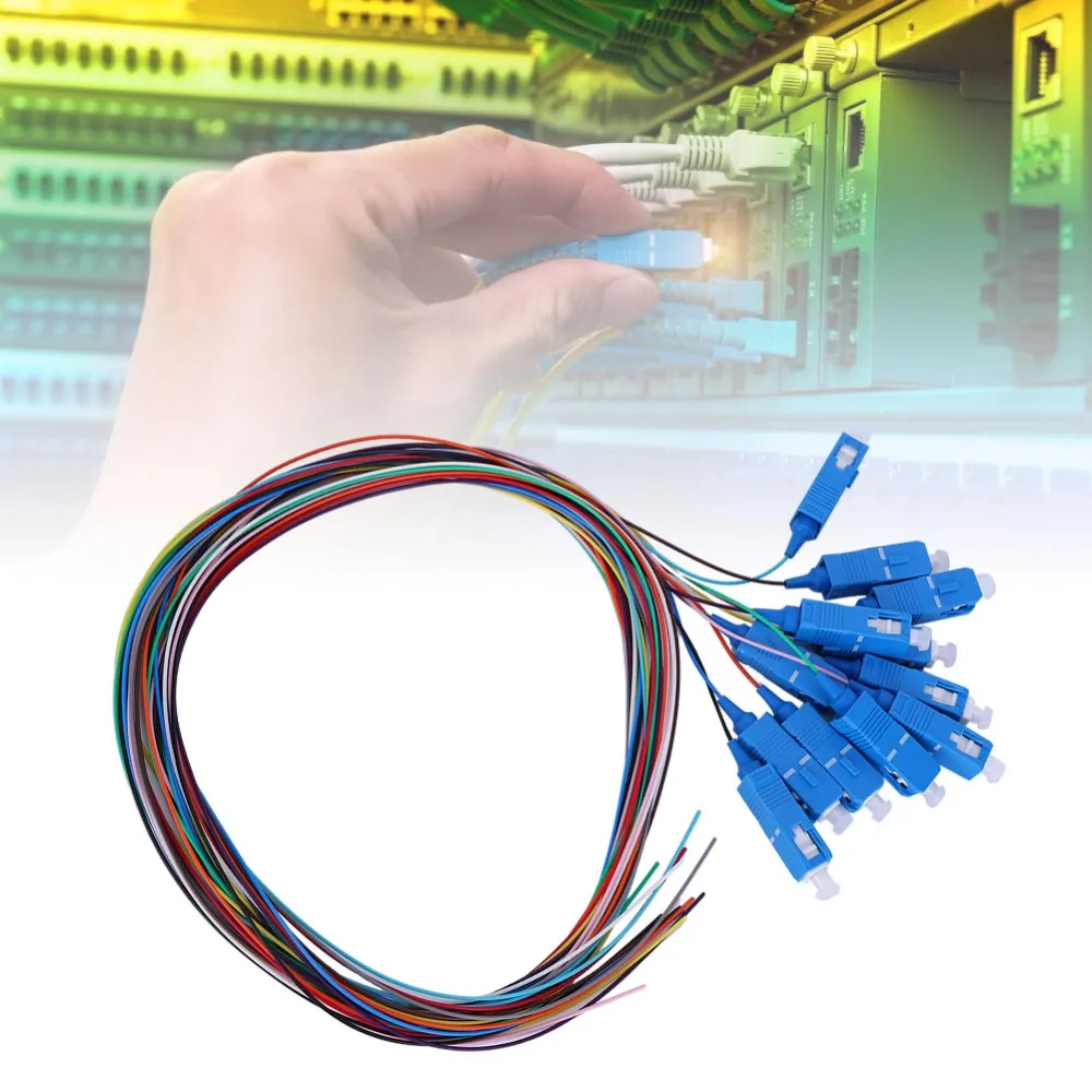 

SC/UPC Fiber Pigtail Cable Single Mode 12-Cores 1.5M Single Mode Fiber Square Head SC/UPC Fiber Pigtail Cable Telecommunication