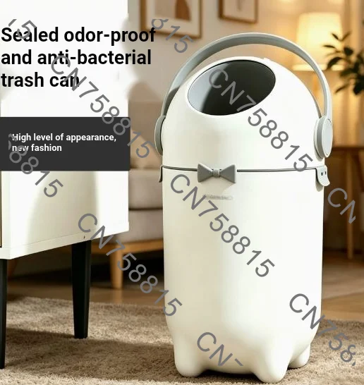 Large-capacity Diaper Sealed Bucket, Baby Special Trash Can，12L Baby Deodorant Diaper Bucket