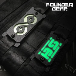 RHINELAB/BLACKSTEEL Luminous Marks Arknights Saria Silence Liskarm Jessica Anime Game Fans gift Molle Accessories Plastic patch