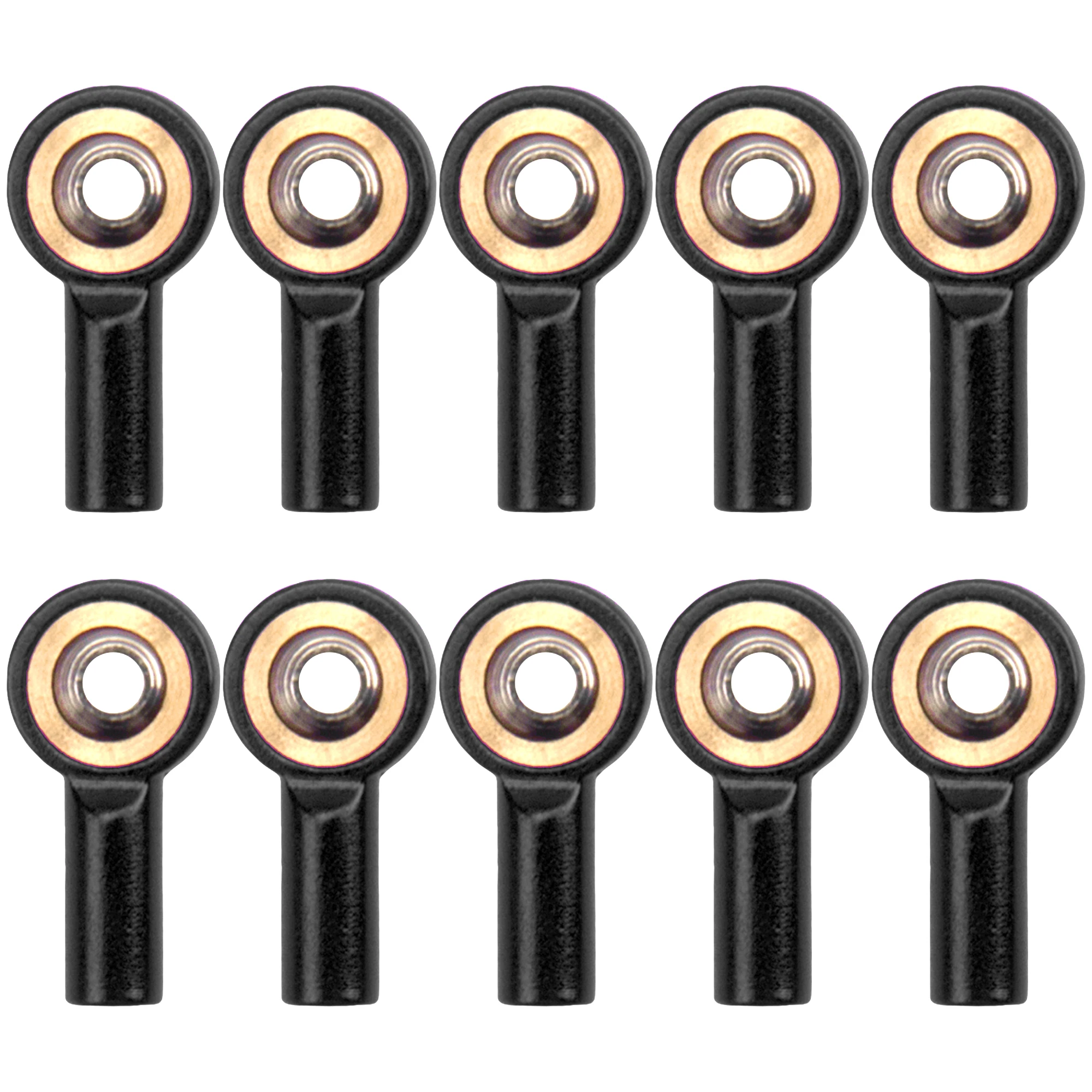 

10Pack Aluminum M2 Link Rod Tie Rod End,M2.0 Ball Joint 15mm Linkage Ball Head Holder for Tamiya Mini 4WD HSP RC Car Model Boat
