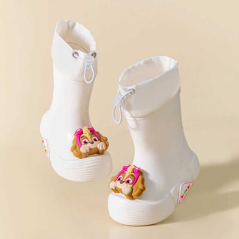Stivali da pioggia per bambini Baby Boys Girl EVA antiscivolo Outdoor Cartoon Dogs stivali da pioggia per bambini scarpe impermeabili stivali da