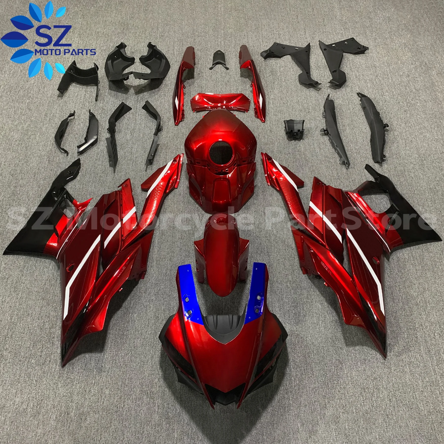 

Fit For YAMAHA YZF R3 R25 2019 2020 2021 2022 2023 2024 Fairing Kit YZFR3 19 20 21 22 23 24 Motorcycle Fairings New