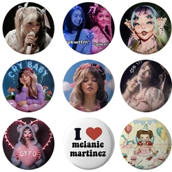 58mm New Singer Melanie Martinez Pins Icons Button Tinplate Badge Brooch Cartoon Round Badge for Backpack Jewelry Accessories