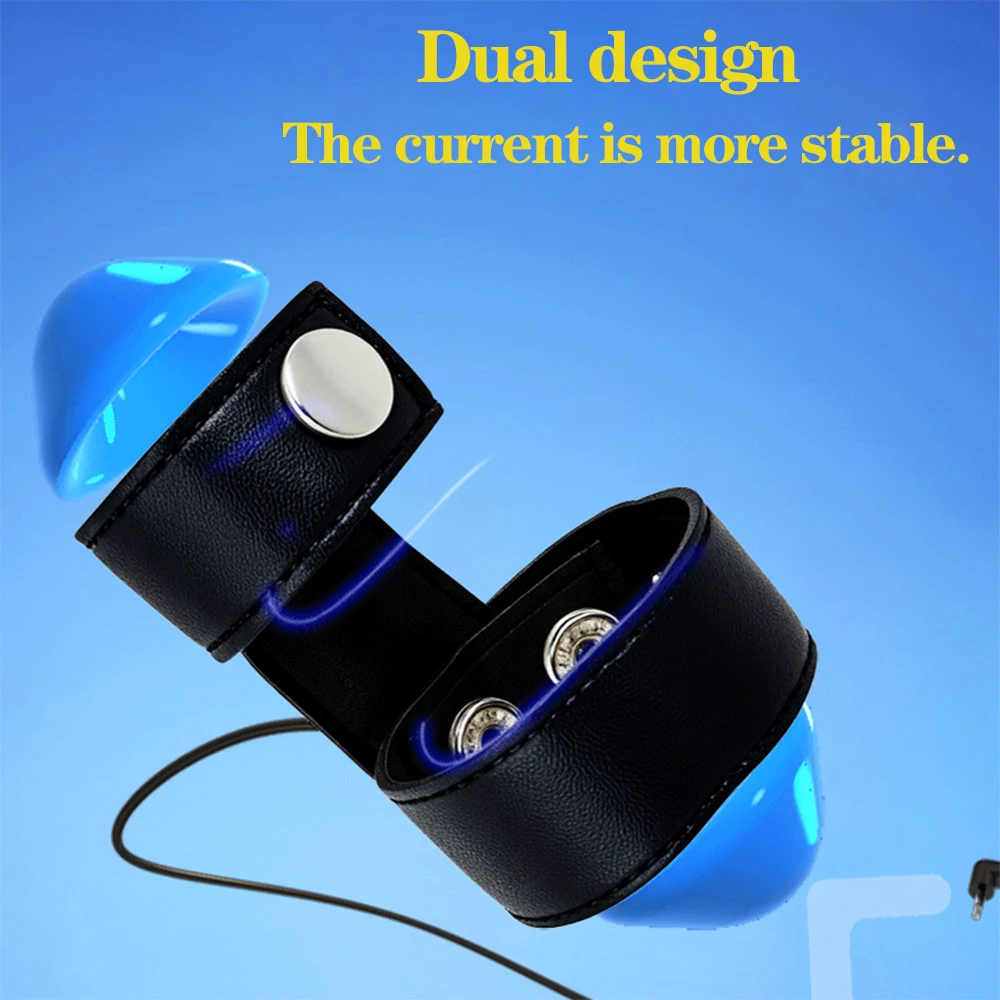 Männlich Elektrische Schock Faser Penis Hülse Eichel Ring Pads Cock Extender Enlarger E-stim SM Stimulator Sex Werkzeug Für Männer masturbieren