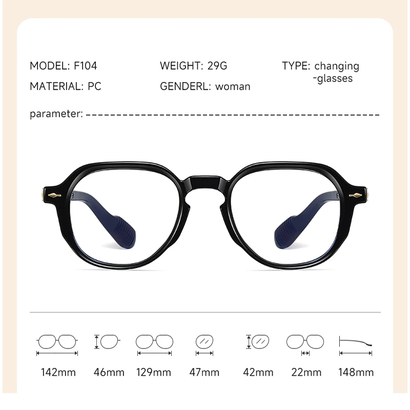 ファッションスクエアフレームアンチブルーライトサングラスユニセックスUV400保護クラシックレトロサングラス