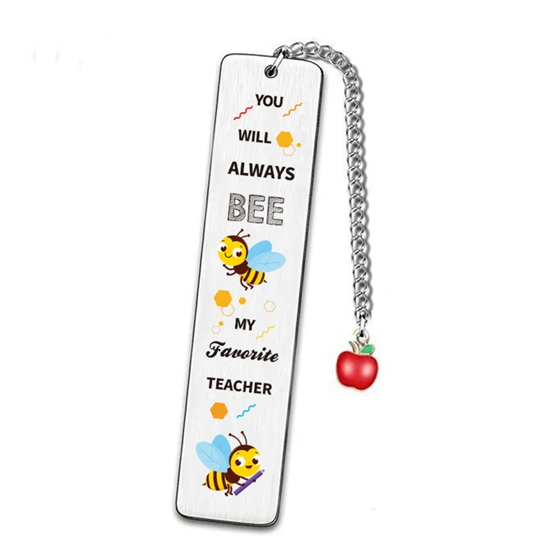 Pingente de folha de aço inoxidável, Book Lovers Bookmark, Presente para mulheres, Homens, Amigos, Professor, Classmate, Lovers, 14 Pcs