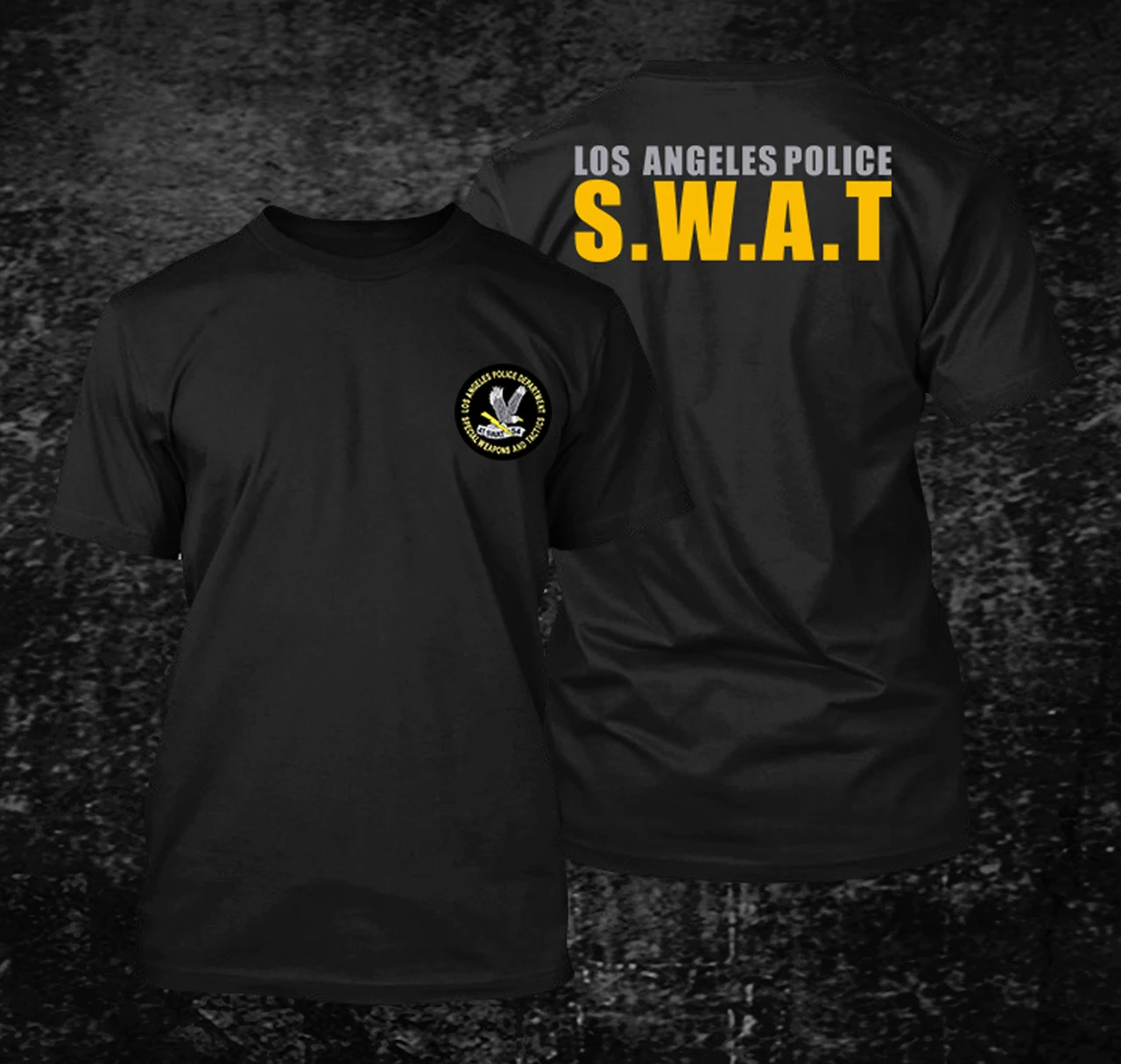 2024Summer Cotton Casual Short Sleeve O-Neck Men\'s T Shirt New S-5xl SWAT Custom harajuku graphic t shirts oversized t shirt