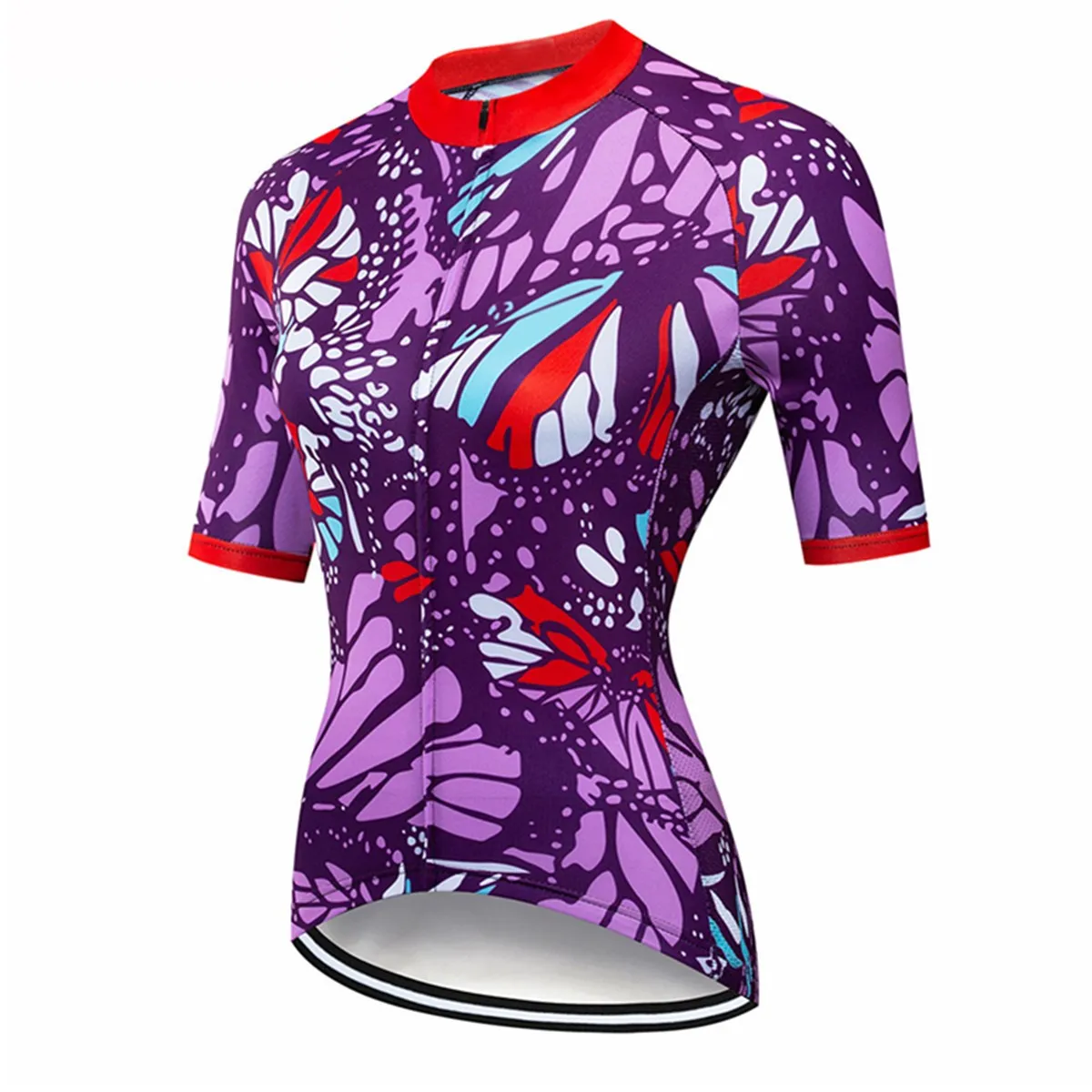 Women\'s Cycling Tops Short Sleeve Breathable Jerseys Biking Shirt Bicycle Road Tights Clothing for Sports