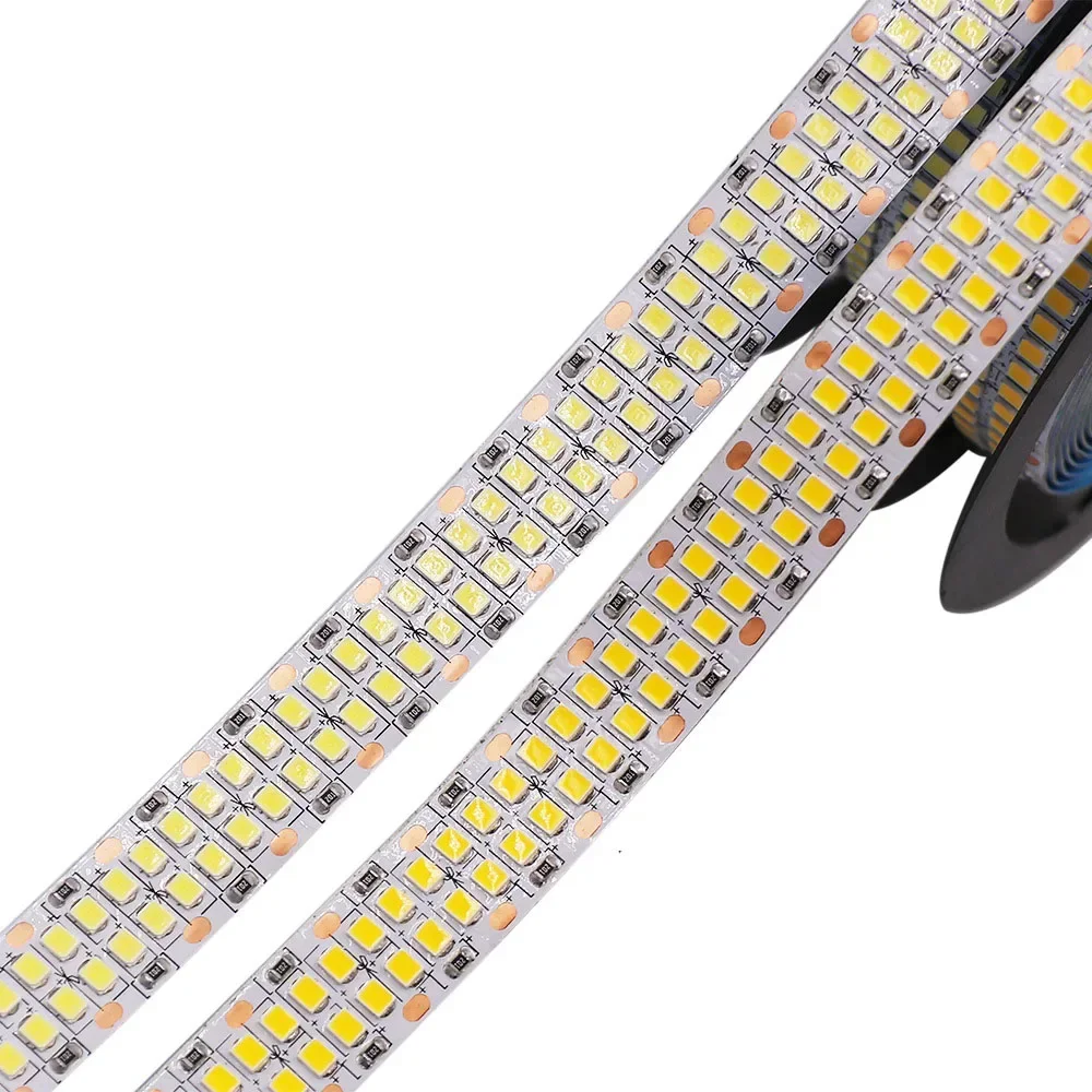 5M Double Row 2835 led strip 480 leds/M 2400 leds White /Warm white IP20 Non waterproof Flexible Tape Rope Stripe LED Light 12V