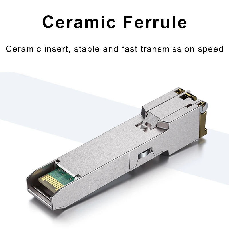 Imagem -02 - Módulo do Transceptor do Cobre Rj45 Sfp do Módulo 2.5gbps Sfp de Onti 2.5g Rj45 Compatível para o Interruptor dos Ethernet de Cisco Mikrotik