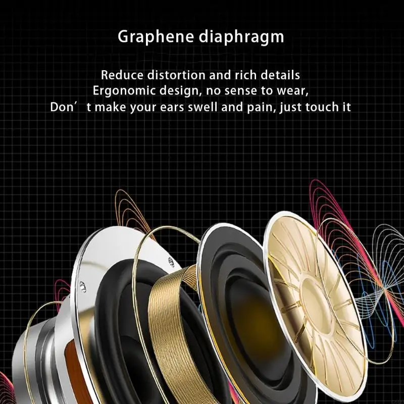 G6DD Przewodowe słuchawki sportowe zestawie słuchawkowym redukcją szumów douszne do smartfona