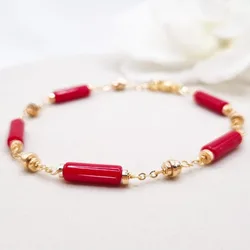 Red Coral Ladies bracelet,