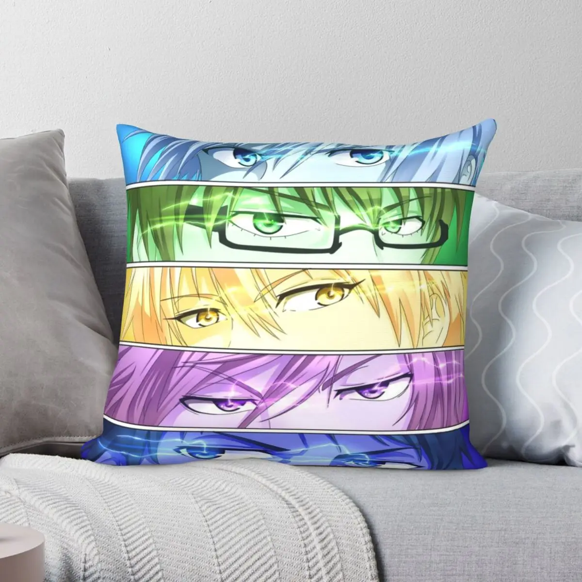 Kuroko's Basketball The Zone Pillowcase Polyester Linen Velvet Pattern Zip Decor Throw Pillow Case Bed Cushion Cover 18