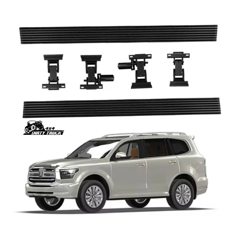 

DirtyTruck 4x4 TANK 500 Offroad Aluminium Heavy Board Electric Side Steps Power Running Boards For TANK