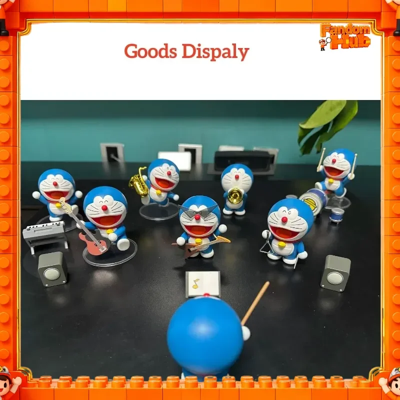 

New 2025 Genuine 52toys Blind Box Doraemon Concert Series Robot Cat Doll Toy Figure Collectible Toy Desktop Decoration Fans Gift