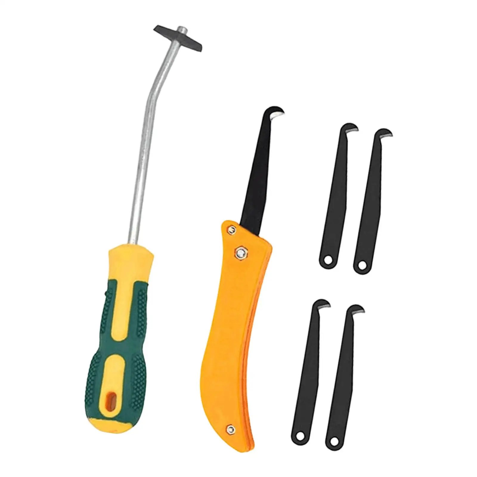 Multifunctional Grout Removal Tool Set Tungsten Carbon Steel Tile Joint Cleaner for Kitchen Bathroom Floor Upkeep