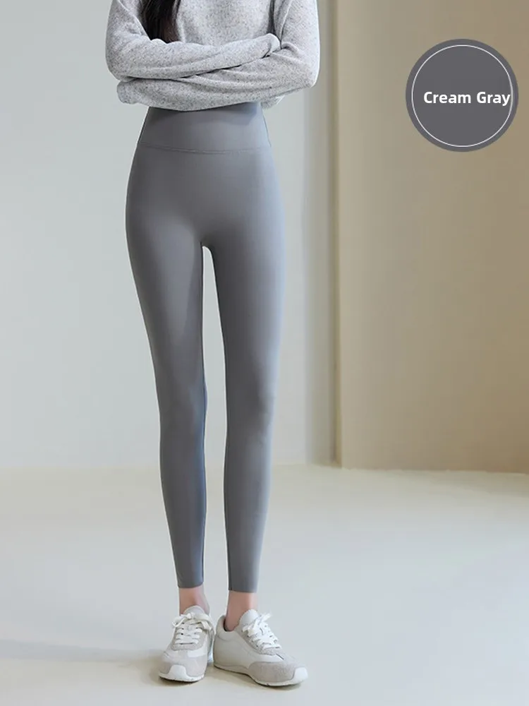 

Брюки для йоги с высокой талией, тонкие модели из ледяного шелка, ковчег для контроля живота, женские брюки для фитнеса, летние брюки для ботинга