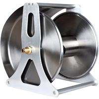 Car Wash Hose Reel Stainless Steel Water Hose Holder Hose Reel Rack For For Gardening Sprinkler Car Washing