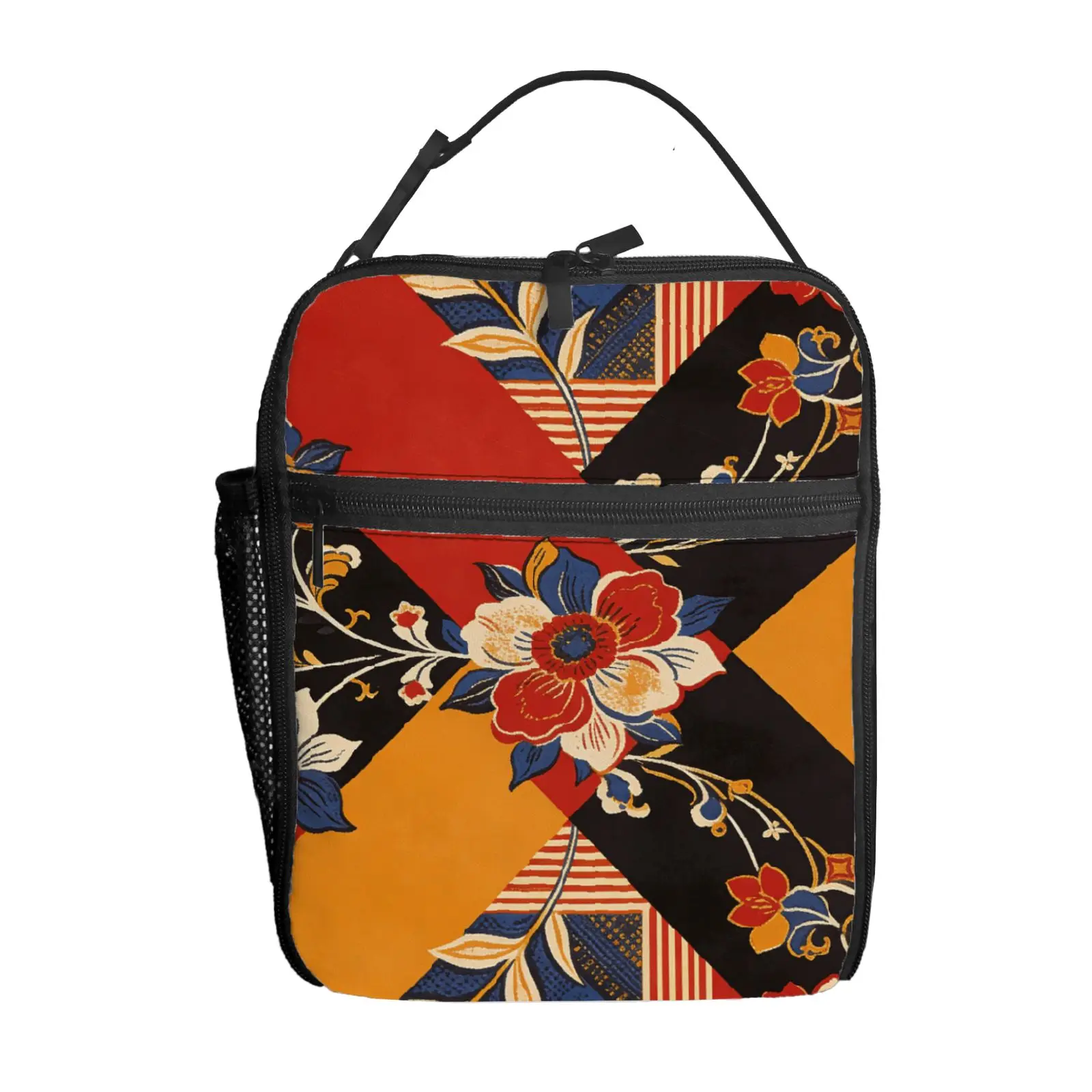 

1 шт. сумка для обеда с принтом винтажного автомобиля, высококачественная, милая, повседневная, для вечеринок, пикников, школы, подарок для ежедневного использования