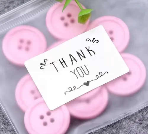 100pcs/lot Thank You Seal Stickers DIY Decoration Sticker Cookies Bakery Supplies Stationery Gifts Label (SS-1645)