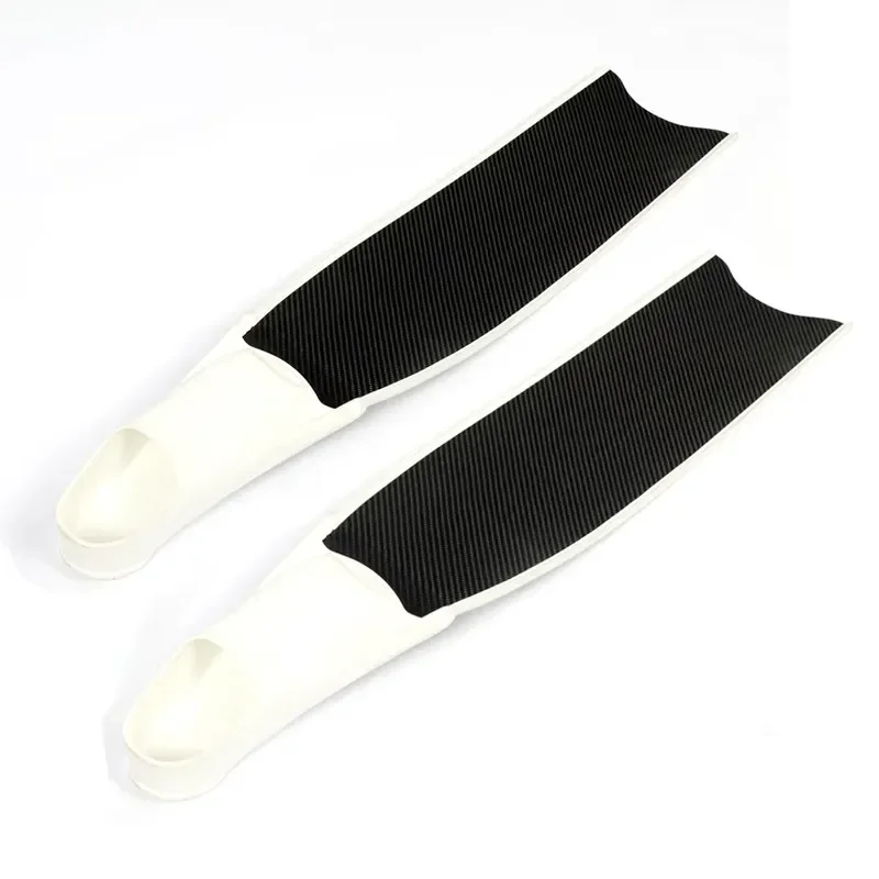 Professional 3K Carbon Fiber Longfin Swim Fins Matte Black Freediving Training Gear for Adults Size XXS to XL High