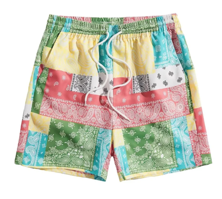 Shorts Hip Hop de gola redonda estampados em 3D para homens e mulheres, roupas casuais, moda verão, novidades, plus size S-7XL, bandana, 4 estações